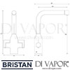 Bristan Wine Easyfit Sink Mixer Dimensions